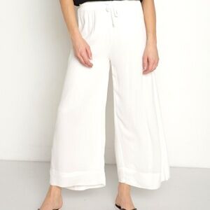 Z-Supply White Sands Wide Leg Pant White Sz Medium